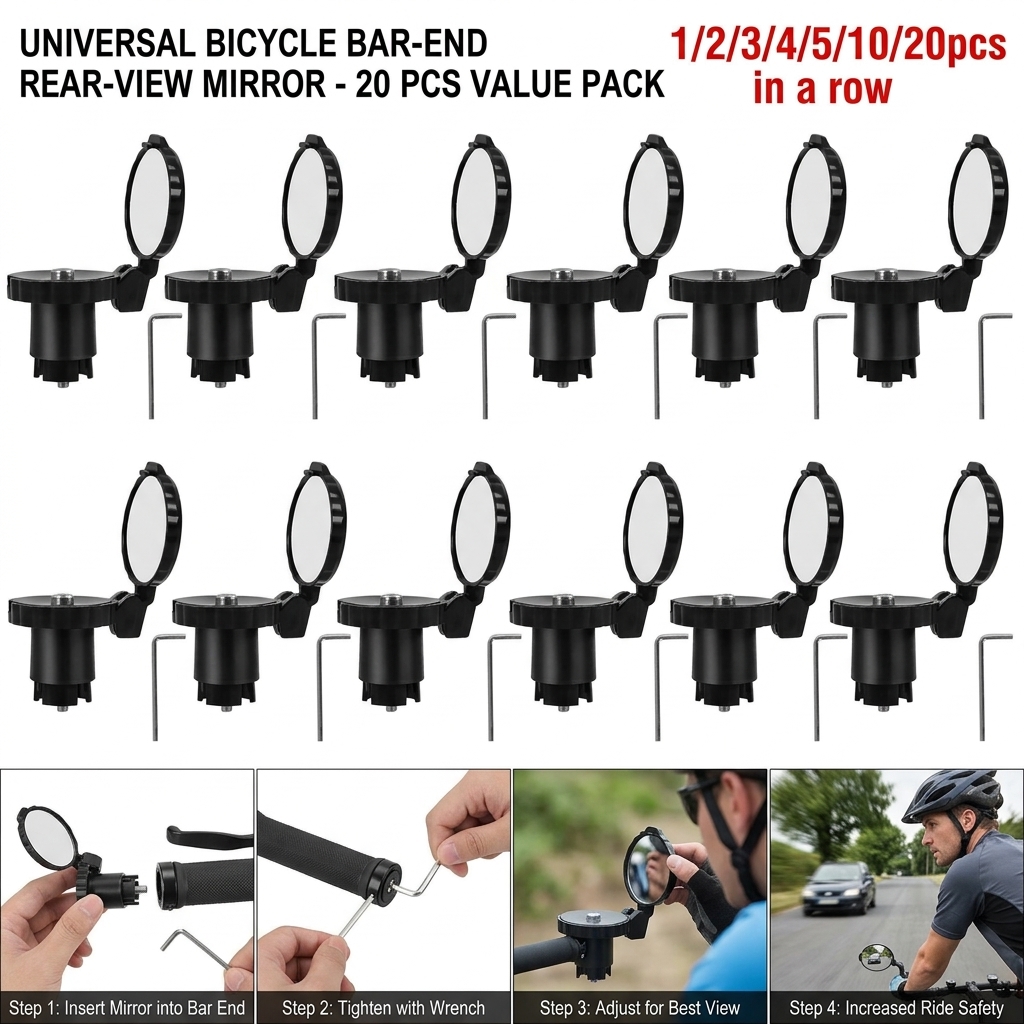 Mountain Biking Definition - Espelho Convexo Acrílico para Ciclismo ao
