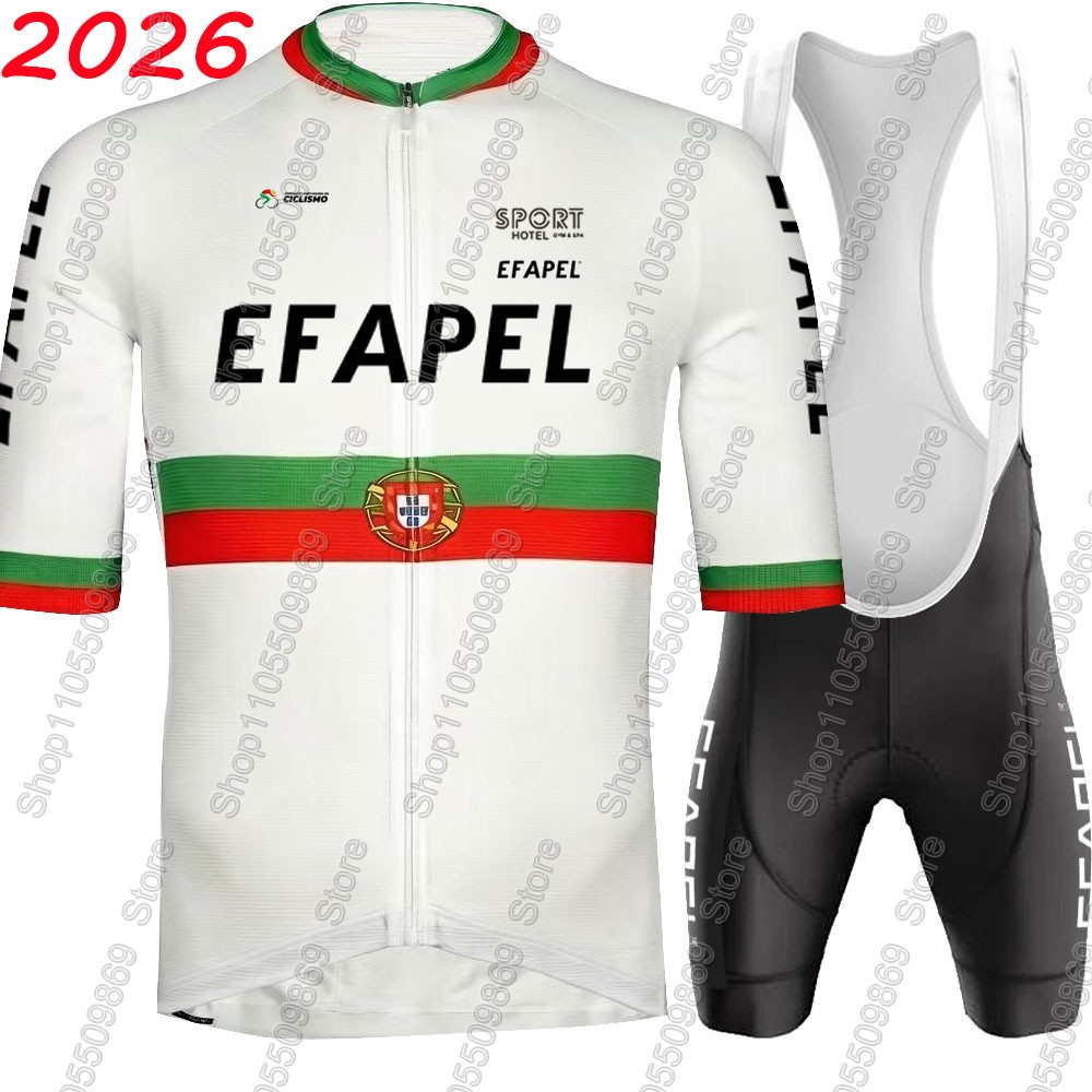 Mountain Biking Pants For Men - Conjunto de Ciclismo Efapel Portugal 2026: