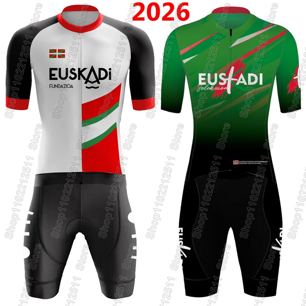 Mountain Biking Pants For Men - Conjunto de Ciclismo Euskadi Team 2026: