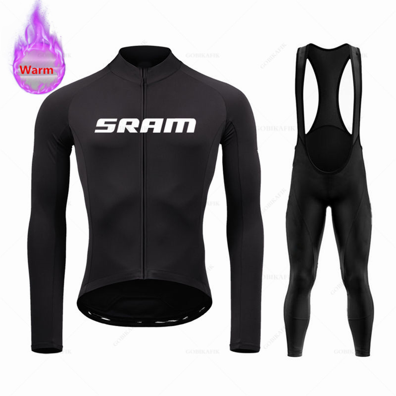 Mountain Biking Pants For Men - Sram equipe inverno manga longa lã
