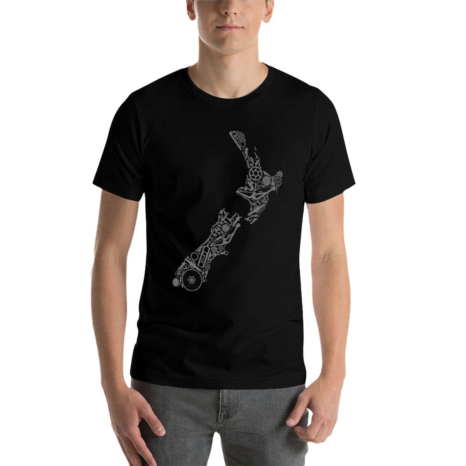 NOVA ZELÂNDIA - camiseta cinza - Mountain Biking New Zealand avaliação e preço