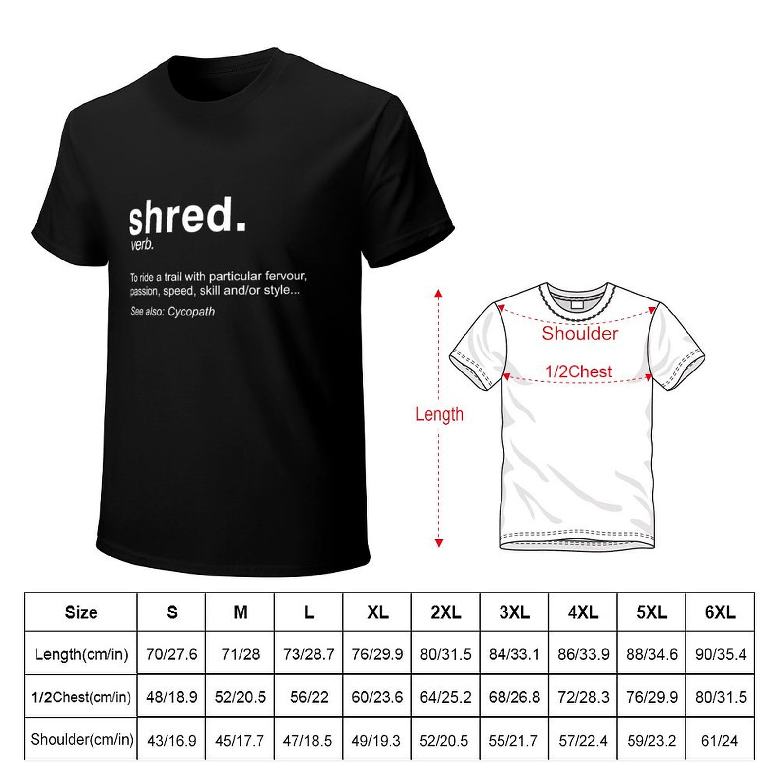 Camiseta Shred It Definition - - Mountain Biking Definition avaliação e preço