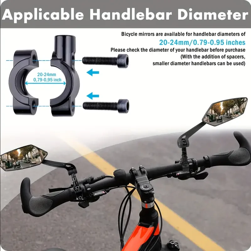 Espelho retrovisor para bicicl - Mountain Biking Definition avaliação e preço